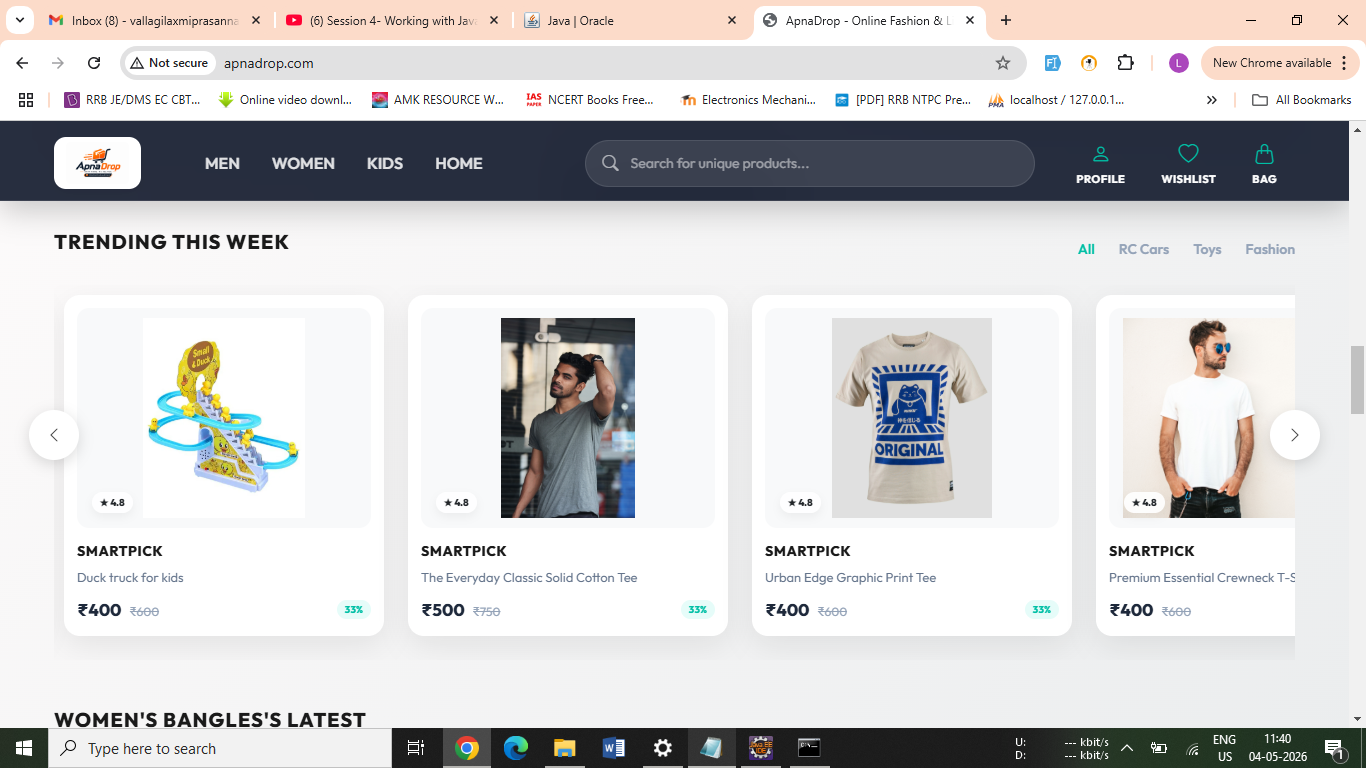 Multiple shirts