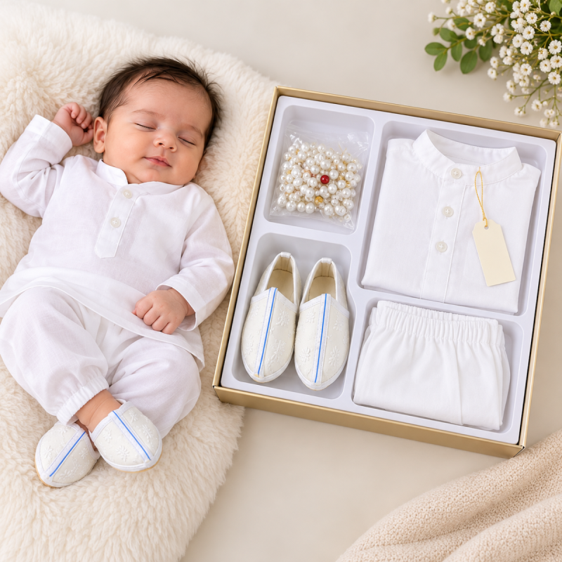 Newborn Baby Traditional Ethnic Wear Gift Set